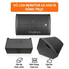 Vỏ loa monitor 40 ADX-M15 4 tấc - bass đồng trục, sơn nhựa cao cấp