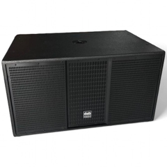 Vỏ Loa Sub Hơi 40 4 tấc Đôi, Ván Ép Sơn Sần VLS215-CC KT 50X92X60CM