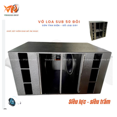 Vỏ loa sub hơi 50 đôi, ván ép HK205 PRO