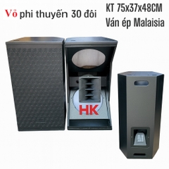 Vỏ loa phi thuyền 30 đôi 3 tấc đôi, ván ép Malaisia, lưới vuông, lưới nhện |VPT1202
