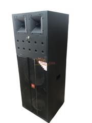 Vỏ thùng loa kéo điện 40 đôi , 4 tấc đôi, kiểu đứng, có khóa VK402D (140X52X55CM)