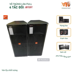 Vỏ thùng loa full 40 4 tấc đôi 725, họng đại