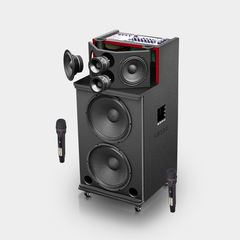 Loa karaoke di động Lovina 2 Loa bass 30,Bluetooth KB-332