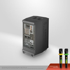Loa Kéo LOVINA X25B 25 Đôi – 2 Bass 25cm, Công Suất 650W, Pin Lithium 20Ah