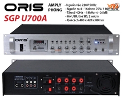 Amply phóng thanh Oris U700A, 110v 700w