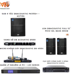 Combo Dàn Karaoke Gia ĐÌnh Dbacoustic VN4X-PRO, DTV 40M2, 2000W