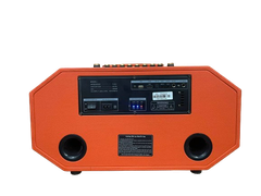 Loa kéo mini xách tay lục giác ADX2202-10LG, 350W, 2 Micro, 2 bass 20cm + 6 Mid + 2 Treble