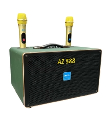 Loa Xách Tay AZPro AZ-588, 300w, Bass 6.5 inch, 2 Micro