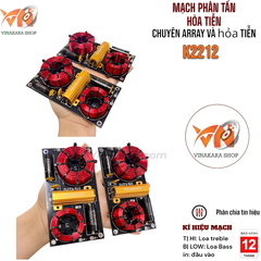 Mạch phân tần hoả tiễn K2212 chuyên neo sử dụng full đôi 30, 40
