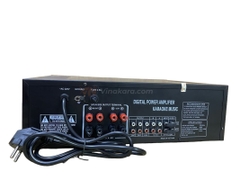 Amply Jargunis 8 sò PA-6000, 2 kênh 200wx2CH, Bluetooth, Usb