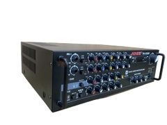 Amply Jargunis 8 sò PA-6000, 2 kênh 200wx2CH, Bluetooth, Usb