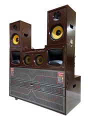 Loa kéo mạch 4 tấc đôi 2 cột full Model SB-4202 robot
