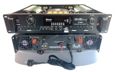 Đẩy liền vang GHS TS-5900 ,24 sò xài cho loa 3 tấc ,4 tấc