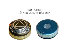 Loa treble 850 Neo HSD-C8881 từ neo coil 75 dây dẹp