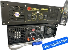 Cục đẩy công suất 2 kênh GHS MA-4080  80 sò, 2 TRANSFORM vuông 50A