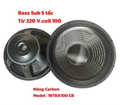 Loa bass rời 50 5 tấc, 50cm từ 220 coil 100 18TBX100CB