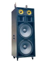 Loa kéo 4 tấc đôi, Bình Ắc quy xài mạch 19x38 , Công suất 900w