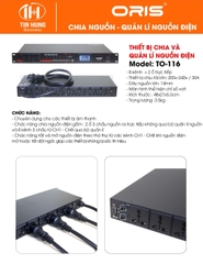 Quản lý nguồn Oris TO-116