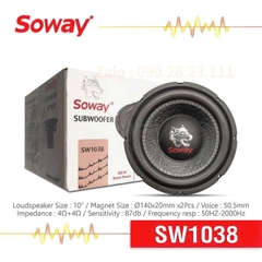 LOA SUB RỜI SOWAY SW1038 2,5 TẤC 25 COIL 51, 350W