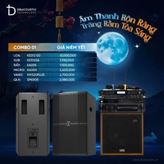 Combo Dàn karaoke và nghe nhạc đồng bộ của Dbacoustic, GD30