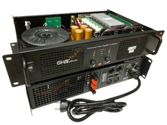 Cục đẩy công suất GHS GT-2400, 2 kênh x 500w, 24 sò, mạch xuyến đồng