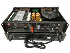 Cục đẩy công suất GHS GT-2400, 2 kênh x 500w, 24 sò, mạch xuyến đồng