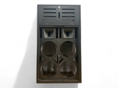 Thùng loa 4 bass 2.5 tấc , Ván ép 60x59x109