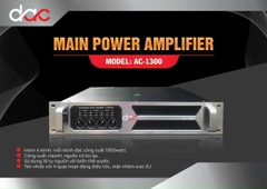 Cục đẩy công suất 4 kênh DAC AC-1300,Mạch class H, 1000Wx4 CH