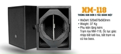 Vỏ loa sub hơi 5 tấc NM-118, ván ép chất lượng