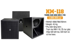 Vỏ loa sub hơi 5 tấc NM-118, ván ép chất lượng
