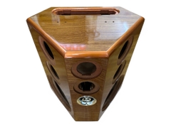 Vỏ thùng loa xách tay 2 tấc đôi, bass 20cm đôi PU