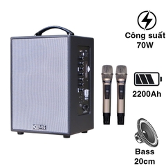 Loa kéo di động Acnos CS141, Bass 20cm ,công suất 250w