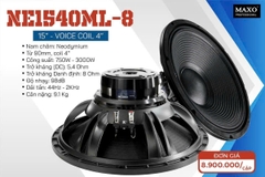 Loa bass rời 4 tấc MAXO từ neo NE1S40ML-8