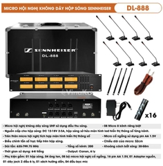 Micro hội nghị không dây 8 micro Sennheiser DL-888