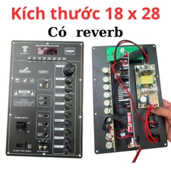 Mạch Loa kéo có reverb 18x28 ,Công suất 120w, Xài cho loa kéo 3 tấc,4 tấc