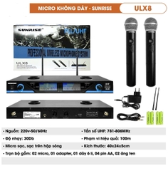 Micro Karaoke Không Dây Sunrise ULX8