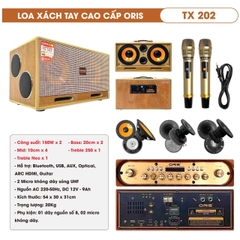 Loa kéo xách tay Oris 2 tấc đôi, TX202