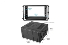 Tủ Rack nhựa âm thanh 2U,3U,4U,6U MORGAN SOUND – Tủ Nhựa HDPE