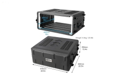 Tủ Rack nhựa âm thanh 2U,3U,4U,6U MORGAN SOUND – Tủ Nhựa HDPE