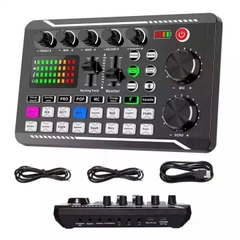 Bộ Sound card F998+Mic BM800, Thiết Bị Hát Karaoke, Thu Âm Livestream Chuyên Nghiệp, Kết Nối Bluetooth