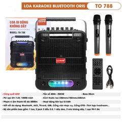 Loa karaoke bluetooth ORIS TO-788 bass 20cm