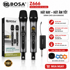 Micro đa năng Bosa z666 (echo) chuyên cho loa di động