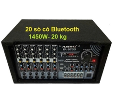 Amply Mixer 20 sò bluetooth, FUSEMAX PA-5700,