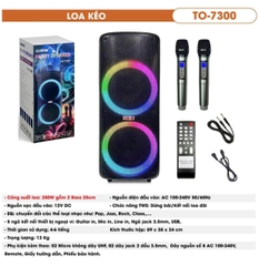 Loa kéo ORIS TO-7300, 2 Bass 25cm công suất 250w