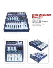 Mixer soundcraft S10 ,4 Mono,2 Stereo