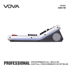 Mixer VOVA QSC12, 12 line ,hàng chính hãng