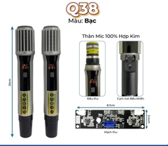 Micro loa kéo kèm bo Q38, nâng cấp micro, hát nhẹ , chống hú