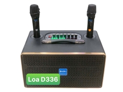 Loa xách tay Azpro D336, 300W, 2 Micro UHF ca nhẹ