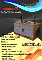 Loa kéo di động 2 tấc đôi Soundbox, 3 đường tiếng