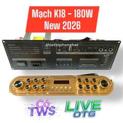 Mạch loa kéo mini K18 OTG Livestream Chống hú,Cống suất 180W
